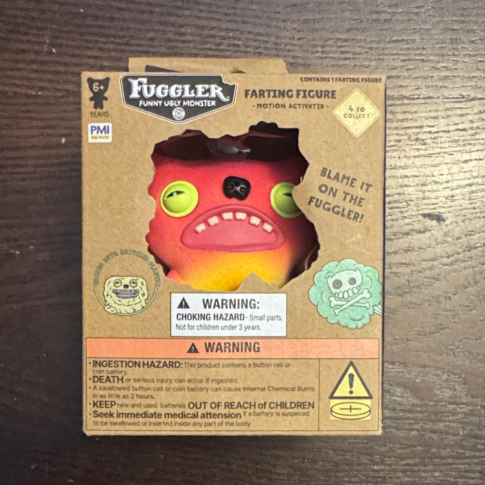 Fuggler Farting motion activated Funny Ugly Monster Figure